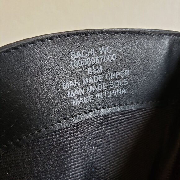 Style & Co Sachi Block Heel Mid-Shaft Slouchy Boots Faux Black 8.5 Wide Calf NEW - Picture 10 of 11